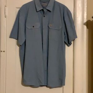 Carhartt chambray short sleeve shirt